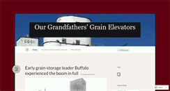 Desktop Screenshot of ourgrandfathersgrainelevators.com